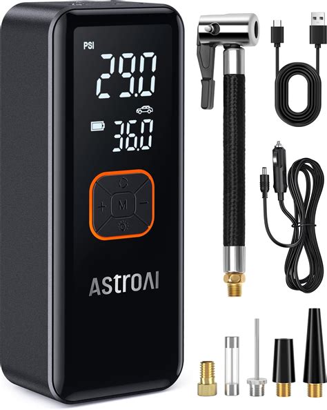 Astroai Tire Inflator Portable Air Compressor Cordless Car