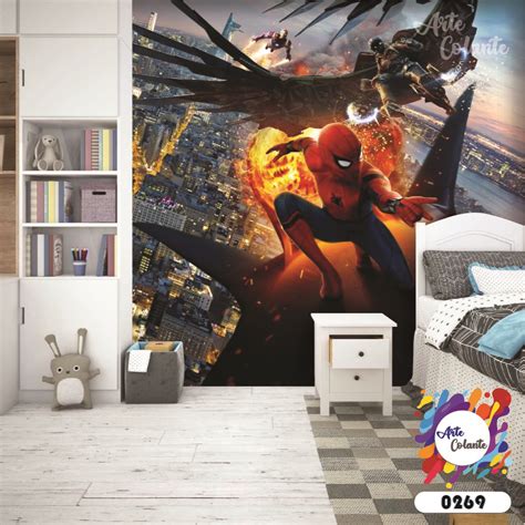 Adesivos Decorativos De Parede Homem Aranha Elo