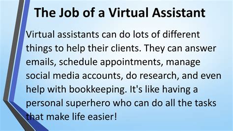 Ppt The Future Of Work Thriving In The Virtual Assistant Job Market