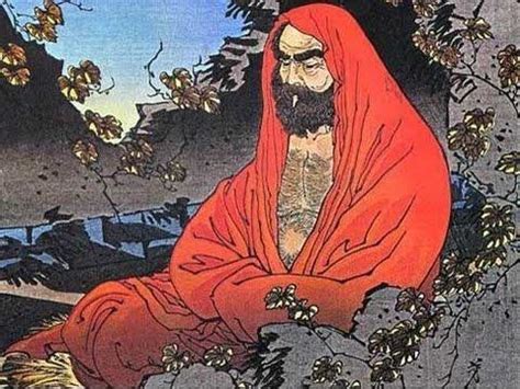 Bodhidharma who knew the art of talking through mind