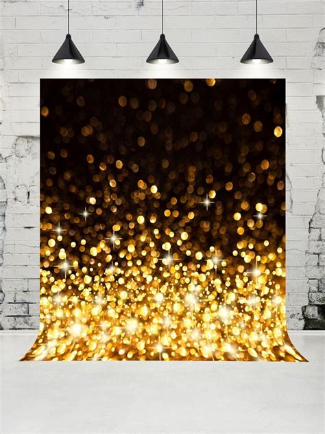 26 59us Vinylbds Gold Bokeh Spots Photography Backdrops Glitter