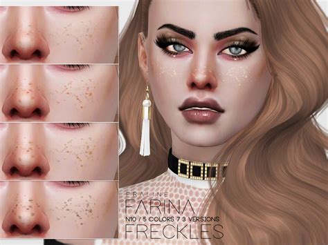 Sims 4 Freckles And Moles CC