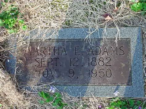 Martha Elizabeth Mattie Davis Adams M Morial Find A Grave