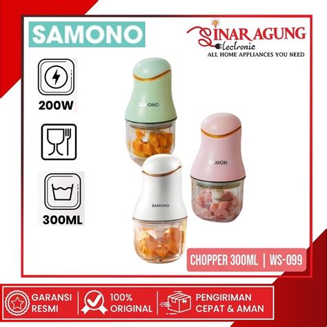 Jual SAMONO SW 099 SW 099 CHOPPER FOOD PROCESSOR STAINLESS STEAL