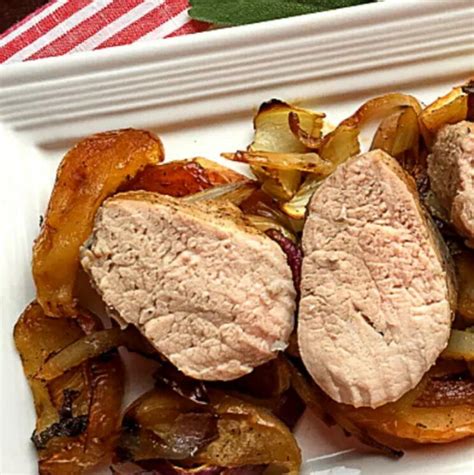 Delicious Apple Roasted Pork Tenderloin