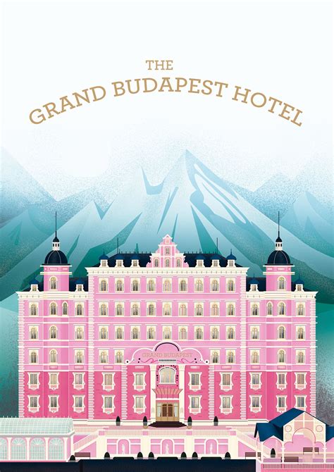 The Grand Budapest Hotel On Behance Art And Illustration Illustrations