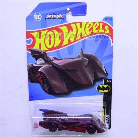 Jual Hot Wheels Batmobile Batman DC Merah Shopee Indonesia