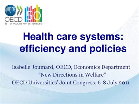 Ppt Health Care Systems Efficiency And Policies Powerpoint