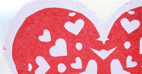 How To Make Tissue Paper Hearts for Valentine's Day