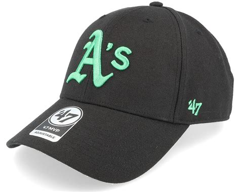 Oakland Athletics Mlb Mvp Black Adjustable 47 Brand Cap