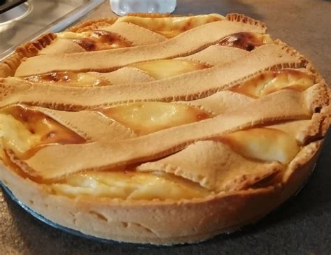 CROSTATA DELIZIA DELLA NONNA CON CREMA dolce ripieno Cucinare è come