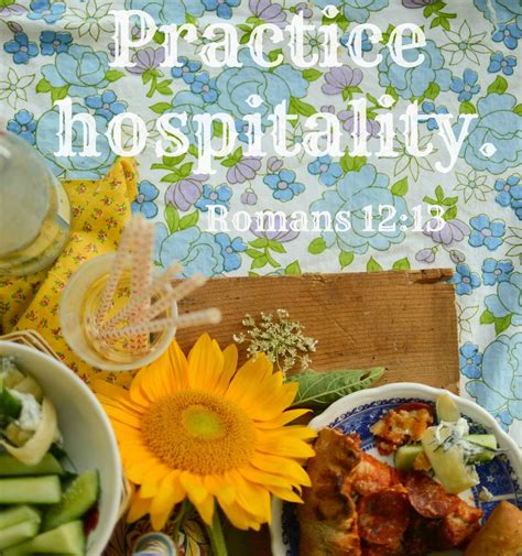 Practice Hospitality Bible Verse Photograph Print By Therosylife