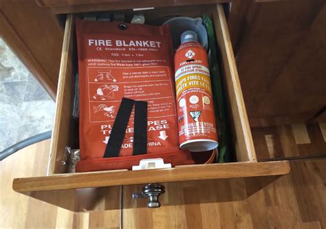 Fire Suppression Blanket Missy Goes Boating