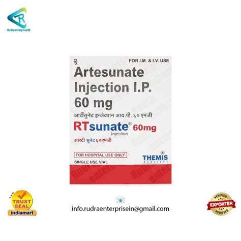 Artesunate Injection RTsunate 60mg Treatment Anti Malaria At Rs 295