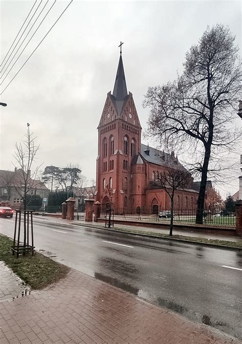 Na zdjęciu z ok 1900 roku kościół ewangelicki w Nakle nad Notecią