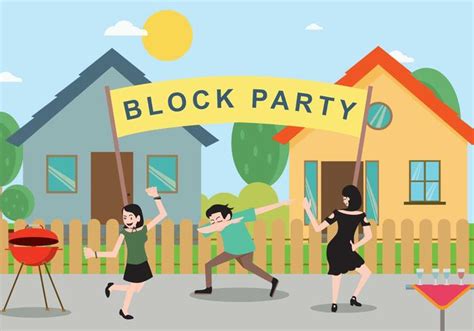 Free Block Party Illustration 148698 Vector Art at Vecteezy