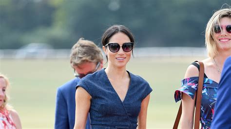 Meghan Markle Denim Dress British Vogue British Vogue