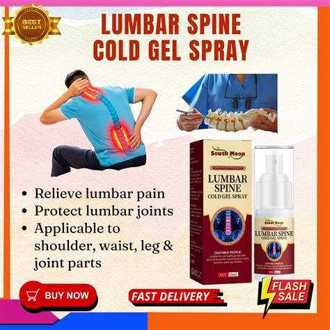 Lumbar Spine Cold Gel Spray Back Pain Relief For Cervical Sciatica