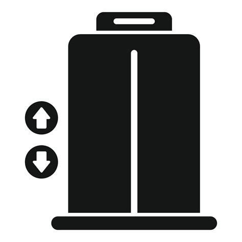 Elevator Exit Icon Simple Vector People Escape 32407472 Vector Art At