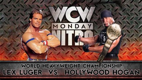 Hulk Hogan Vs Lex Luger World Heavyweight Championship Wcw Wwe K