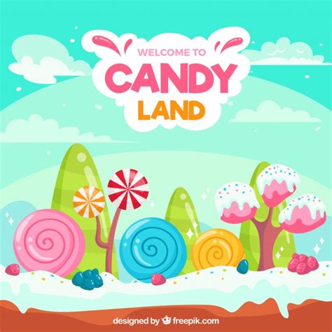 Candy Land Vector At Collection Of Candy Land Vector