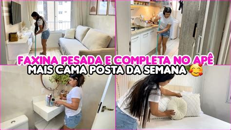 FAXINA COMPLETA E PESADA NO APARTAMENTO TAVA PRECISANDO MAIS CAMA