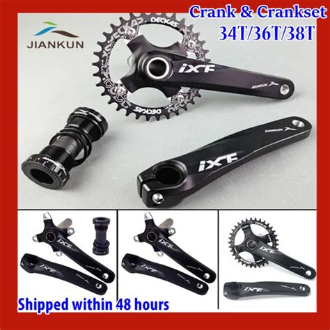 Ready Stockixf Crankset Bcd Cnc Untralight Crank Arm T