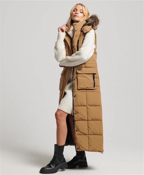 K Nnyen Csatorna Korl Toz S Longline Puffer Gilet Telepesek Ut Kor