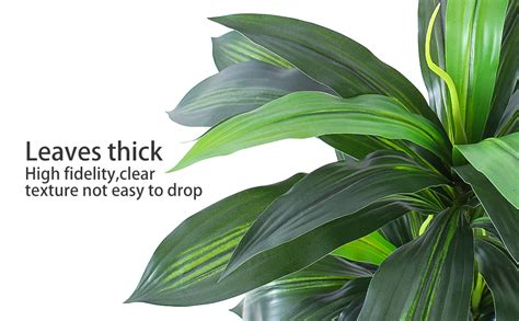 Amazon Yepdin Artificial Dracaena Tree Ft Tall Fake Plant With