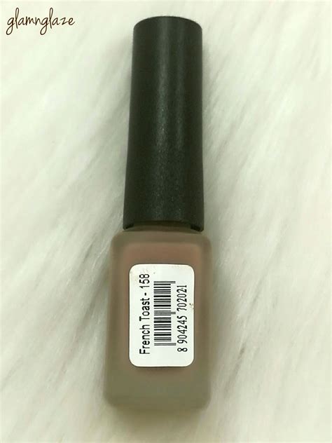 GlamNGlaze Review Nykaa Nude Matte Nail Enamel Shade French Toast