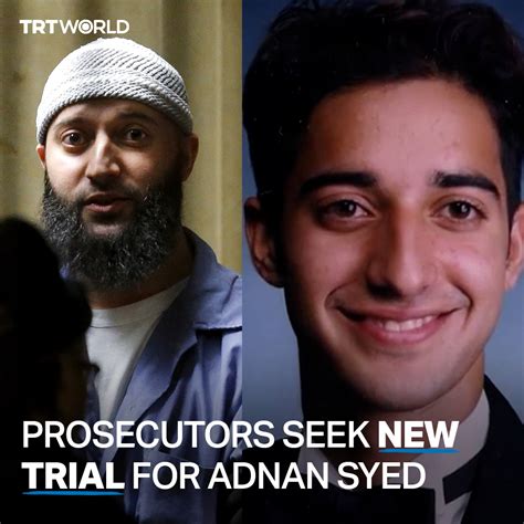 TRT World On Twitter Prosecutors In The Adnan Syed Case Said The