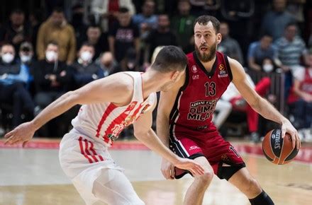 Crvena Zvezda Mts Belgrade Vs Ax Armani Exchange Milan Euroleague