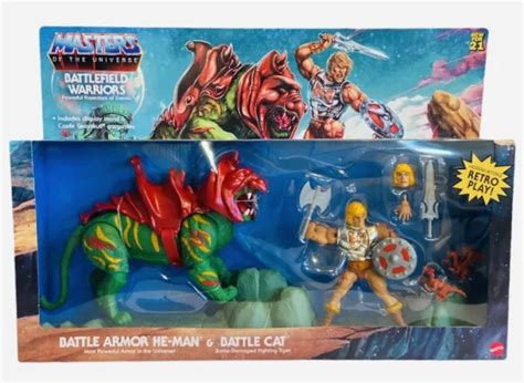 PACK DE 2 Masters Of The Universe Origins Battlefield Warriors He Man