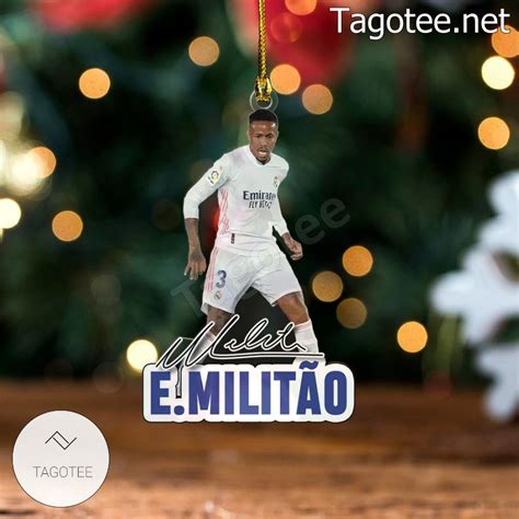 Real Madrid Der Milit O Xmas Ornament Tagotee