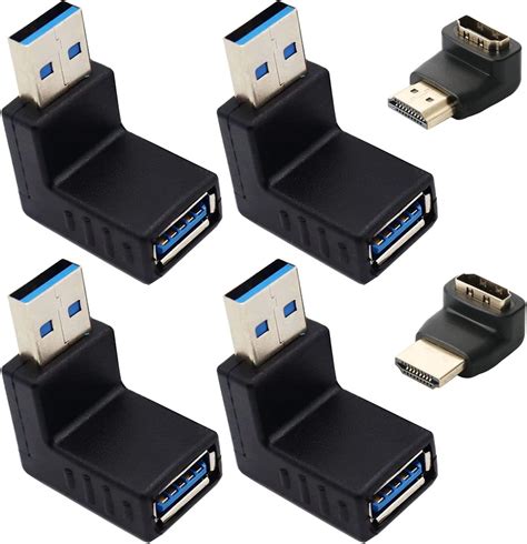 Gtiwung Pezzi Adattatore Usb Da Gradi Gbps Usb A Maschio A