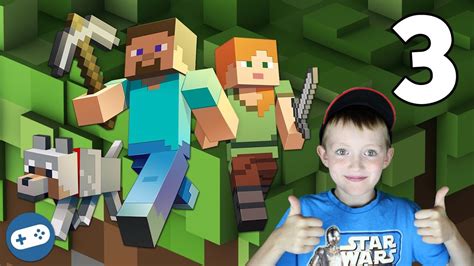 Minecraft Survival Lets Play Gameplay Part 3 With Liam Youtube