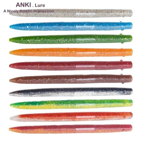 Anki Fishing Soft Lure Senko Worms Pcs Cm G Lot Silicone Salt