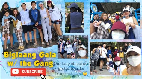 Biglaang Gala With The Gang Sa Grotto Of Our Lady Of Lourdes Bamban