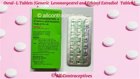 Ppt Ovral L Tablets Generic Levonorgestrel And Ethinyl Estradiol