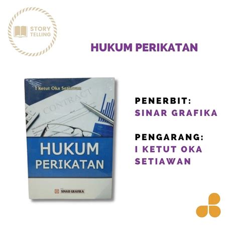 Jual Buku Hukum Perikatan By I Ketut Oka Setiawan Shopee Indonesia