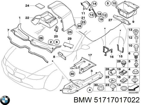 51717017022 BMW решетка дворников