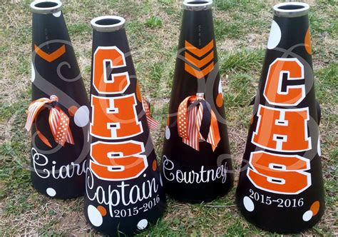 19 Cheer Megaphone Custom For Cheerleading And Personalized For Your