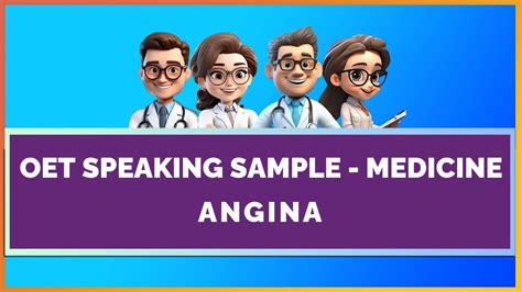 Oet Speaking Role Play Sample For Doctors Angina Mihiraa Youtube