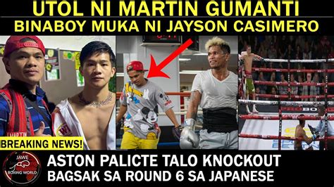 Utol Ni Carl Jammes Martin Gumanti Pinuntirya Si Jayson Casimero Aston