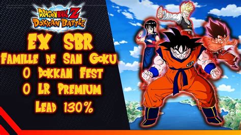 Extreme Sbr Famille De Goku Dokkan Fest Lr Premium Lead