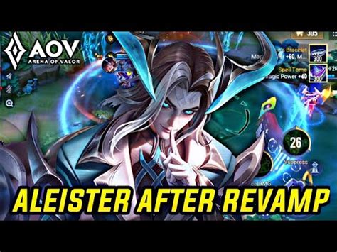 Aov Aleister Gameplay After Revamp Arena Of Valor Youtube