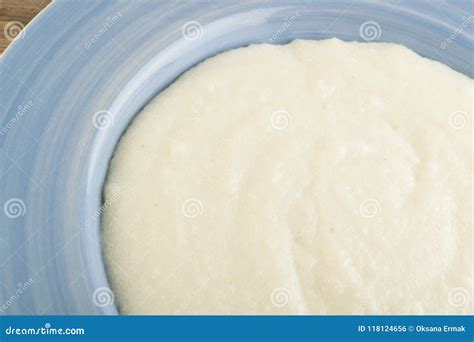 Semolina Milk Porrige Stock Photo Image Of Milk Closeup 118124656