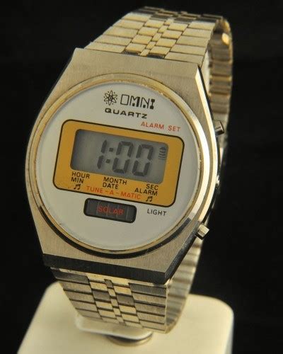 Omni Quartz Melody Vintage Digital Watch Digital Watch