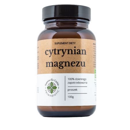 Cytrynian Magnezu Proszek G Primabiotic Cena Opinie Aptekaprima