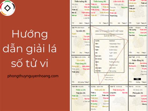 Hướng dẫn giải lá số tử vi Phương pháp giải lá số CHÍNH XÁC